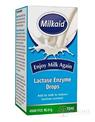 Milkaid Lactase Enzyme Drops kvapky do mlieka 1x15 ml