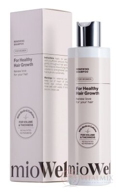 mioWell RENEWING SHAMPOO šampón pre ženy, proti vypadávaniu vlasov 1x250 ml