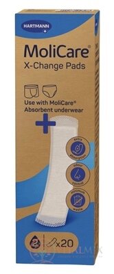 MoliCare X-Change Pads vymeniteľné inkontinenčné vložky 1x20 ks