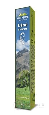 MONT BLANC Luxury Auris Ušné sviece s konopným olejom (inov.2022) 1x2 ks