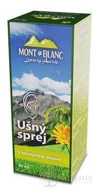 MONT BLANC Luxury Auris Ušný sprej s konopným olejom 1x30 ml