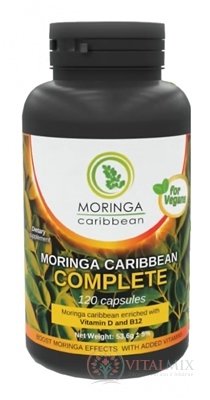 MORINGA Moringa Caribbean COMPLETE cps s vitamínom D a B12 1x120 ks