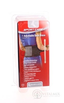 Mueller Adjustable Back Brace bedrový pás 1x1 ks