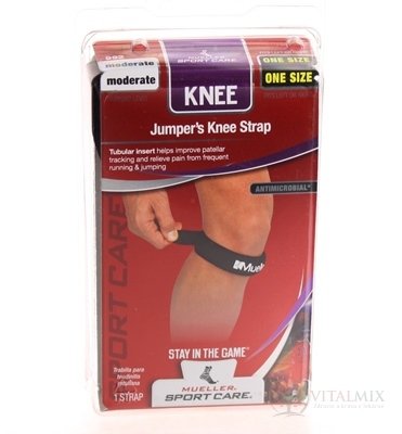 Mueller Jumpers Knee Strap podkolenný pás čierny 1x1 ks