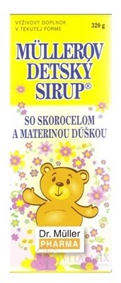 MÜLLEROV DETSKÝ SIRUP so skorocelom a materinou dúškou 1x320 g