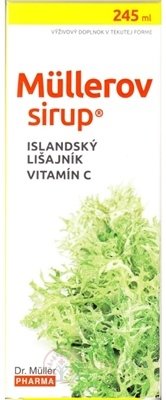 MÜLLEROV SIRUP S ISLANDSKÝM LIŠAJNÍKOM A VIT. C 1x245 ml