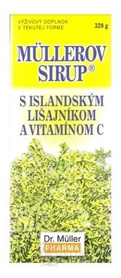 MÜLLEROV SIRUP S ISLANDSKÝM LIŠAJNÍKOM A VIT. C 1x320 g
