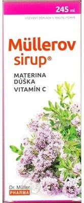 MÜLLEROV SIRUP S MATERINOU DÚŠKOU A VIT. C 1x245 ml