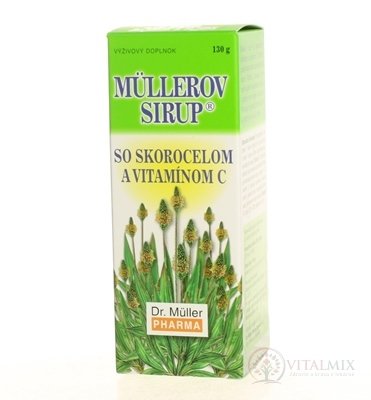 MÜLLEROV SIRUP SO SKOROCELOM A VIT. C 1x130 g