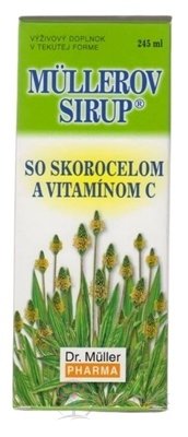 MÜLLEROV SIRUP SO SKOROCELOM A VIT. C 1x245 ml