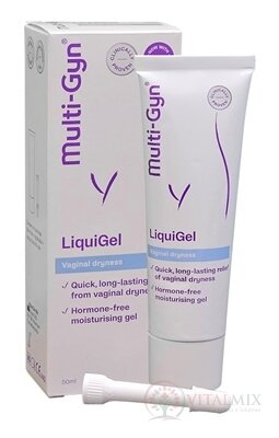 MULTI-GYN LIQUIGEL vaginálny lubrikačný, bioaktívny, na odstránenie suchosti pošvy, 1x50 ml