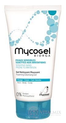 Mycogel BIORGA Čistiaci penivý gél (Foaming Cleansing Gel) 1x150 ml
