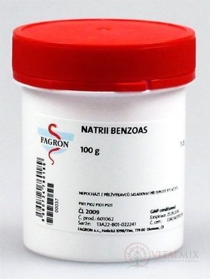 Natrii benzoas - FAGRON v dóze 1x100 g