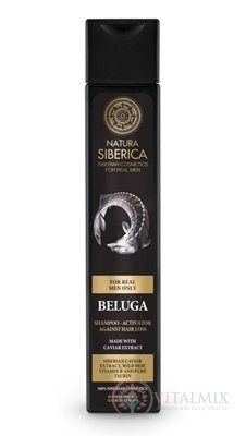 NATURA SIBERICA BELUGA Shampoo šampón - aktivátor proti vypadávaniu vlasov Beluga, 1x250 ml