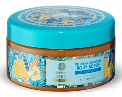 NATURA SIBERICA OBLEPIKHA AND HONEY Body scrub telový peeling rakytníkovo – medový 1x300 ml