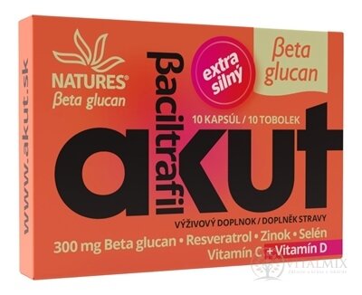 NATURES Baciltrafil akut cps 1x10 ks