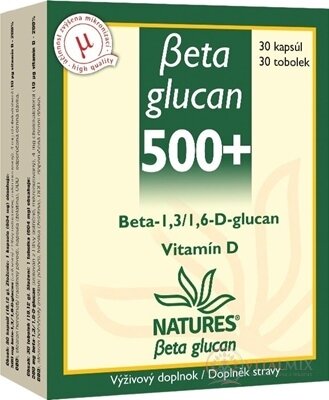 NATURES Betaglucan 500+ cps 1x30 ks