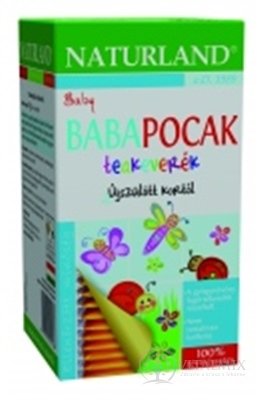 NATURLAND Čaj z bylinnej zmesi pre dojčatá nálevové vrecúška 20x1 g (20 g)
