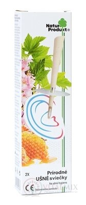 NaturPodukt Prírodné UŠNÉ sviečky na ušnú hygienu 1x2 ks