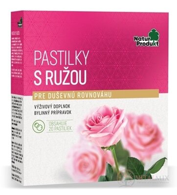 NaturProdukt PASTILKY S RUŽOU 1x20 ks
