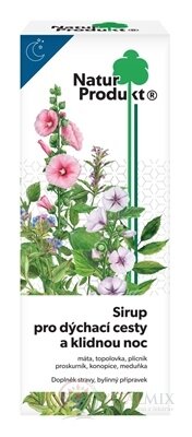 NaturProdukt Sirup pre dýchacie cesty, pokojnú noc sirup 1x200 ml