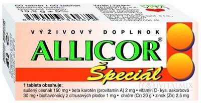 NATURVITA ALLICOR špeciál tbl 1x60 ks