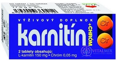 NATURVITA KARNITÍN + CHRÓM tbl 1x50 ks