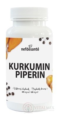 nefdesanté KURKUMIN PIPERIN cps 1x60 ks