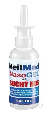 NeilMed NasoGEL na SUCHÝ NOS sprej, zvlhčenie nosa, 1x30 ml