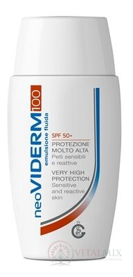 neoVIDERM 100 SPF 50+ fluidná emulzia s ochranným faktorom 1x50 ml