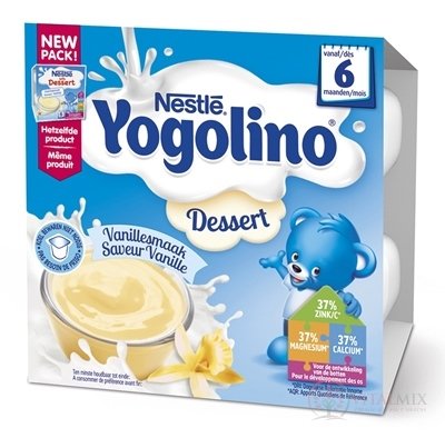 Gerber hello yogo MLIEČNY DEZERT Vanilka (od ukonč. 6. mesiaca) 4x100 g (400 g)