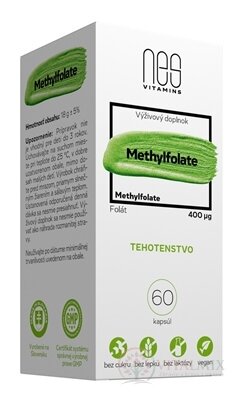 nesVITAMINS Methylfolate 400 µg cps 1x60 ks