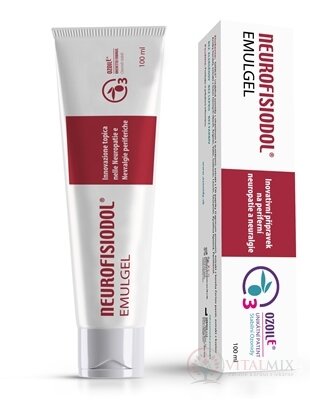 NEUROFISIODOL emulgel na periferné neuropatie, OzoilE 1x100 ml