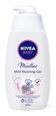 NIVEA BABY Micelárny umývací gél 1x500 ml