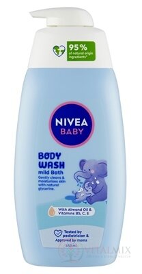 NIVEA BABY Sprchovací gél pre jemný kúpeľ 1x450 ml