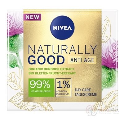 NIVEA Denný krém NATURALLY GOOD Anti Age proti vráskam 1x50 ml