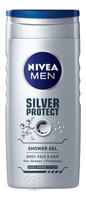 NIVEA MEN SPRCHOVÝ GÉL Silver protect 1x250 ml