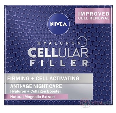 NIVEA Nočný krém Hyaluron CELLULAR FILLER anti-age 1x50 ml