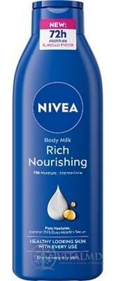NIVEA Výživné telové mlieko suchá pokožka (bez pumpy), Rich Nourishing, 1x400 ml