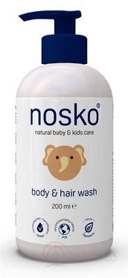 nosko body & hair wash detský telový a vlasový šampón 1x200 ml
