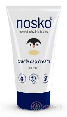 nosko cradle cap cream detský krém na mliečne chrasty novorodencov 1x40 ml
