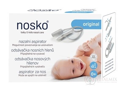 nosko Odsávačka nosových hlienov - Original pripojiteľná k vysávaču 1x1 ks