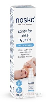 nosko sprej na nosovú hygienu izotonická morská voda 1x100 ml