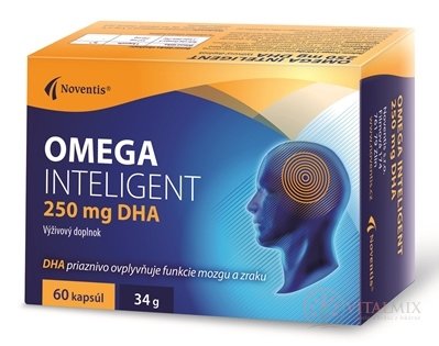 Noventis OMEGA INTELIGENT 250 mg DHA cps 1x60 ks