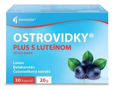 Noventis Ostrovidky Plus s luteínom cps 1x30 ks