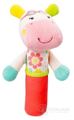 NUK Pískatko do ruky Hrošík hračka pre deti od 3. mesiaca 1x1 ks