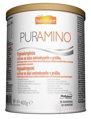 Nutramigen PURAMINO hypoalergénna výživa (od narodenia) 1x400 g