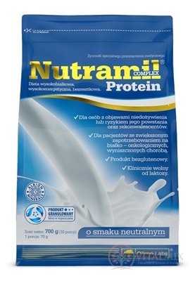 NUTRAMIL COMPLEX Protein Neutral bielkovinová výživa, granulát, (10 porcií) 1x700 g