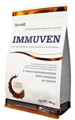 NUTRAMIL IMMUVEN Kávová príchuť výživovo kompletná potravina, prášok (10 porcií) 1x780 g