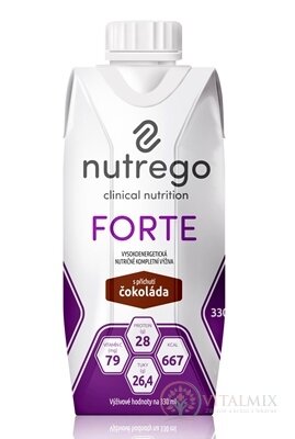 Nutrego FORTE s príchuťou čokoláda 1x330 ml